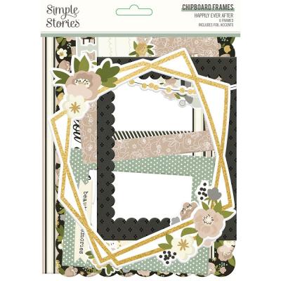 Simple Stories Happily Ever After - Chipboard Frames